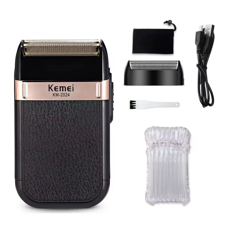 Kemei KM-679 Mini Portable Electric Hair Clipper KM-2024 Men's Reciprocating Twin Blade Razor Shaver Beard Trimmer Shaving Machi