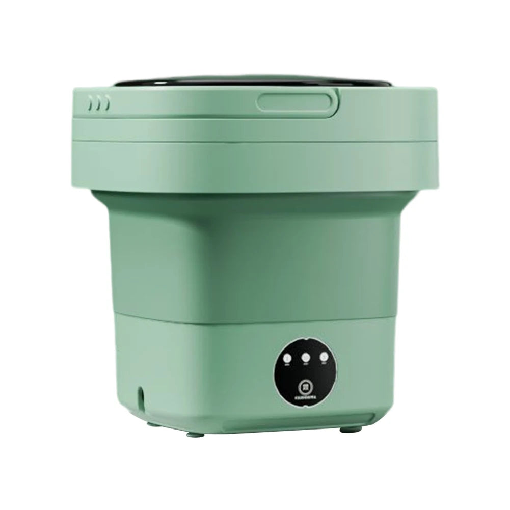 Folding Mini Washing Machine Portable Laundry Washing Bucket Spin Dryer Bucket Travel Home Clothes Underwear Socks Mini Washer