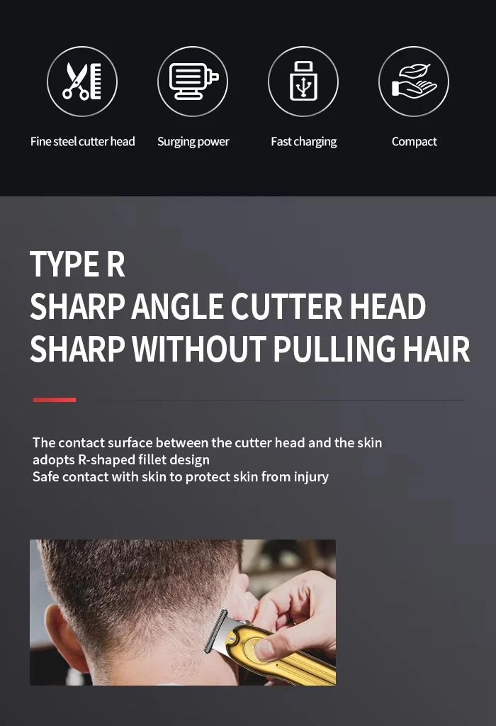 Kemei KM-679 Mini Portable Electric Hair Clipper KM-2024 Men's Reciprocating Twin Blade Razor Shaver Beard Trimmer Shaving Machi