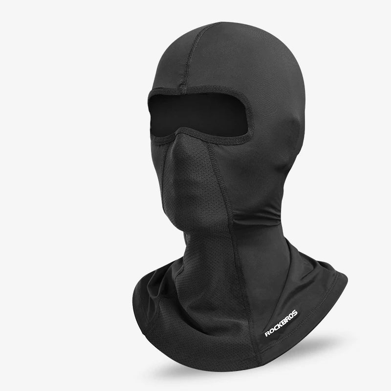 ROCKBROS Bike Mask Full Face Mask Ice Silk Summer Breathable Sun UV Protection Bicycle Scarf Caps Balaclava With Glasses Hole