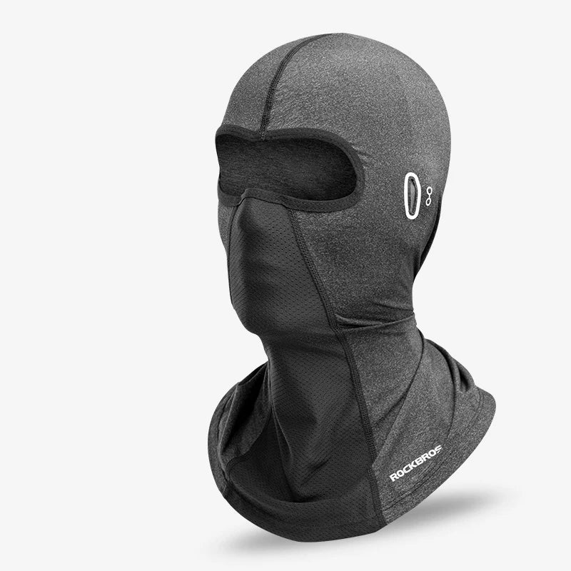ROCKBROS Bike Mask Full Face Mask Ice Silk Summer Breathable Sun UV Protection Bicycle Scarf Caps Balaclava With Glasses Hole