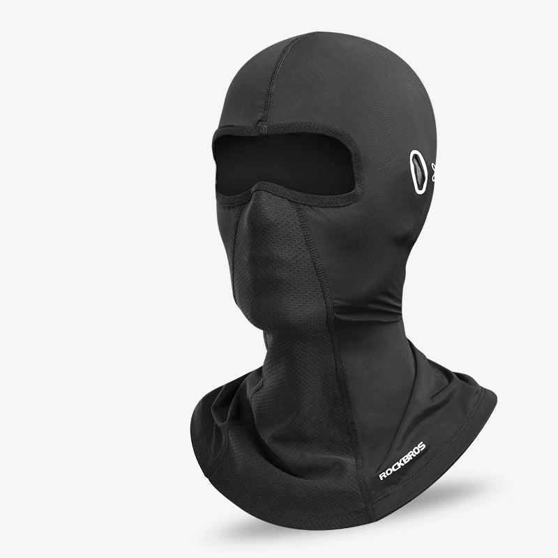 ROCKBROS Bike Mask Full Face Mask Ice Silk Summer Breathable Sun UV Protection Bicycle Scarf Caps Balaclava With Glasses Hole