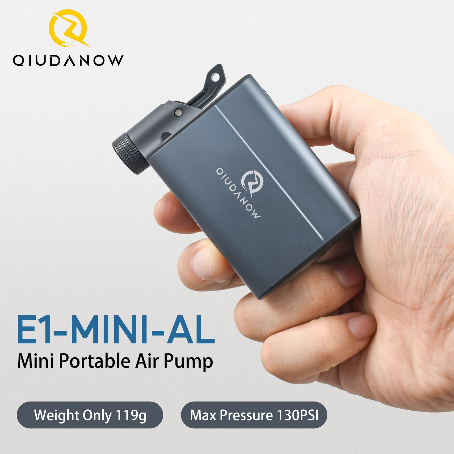 130 PSI Mini Portable electric Bike Tire Air pump Schrader & Presta Value Compatible with Type-C charging