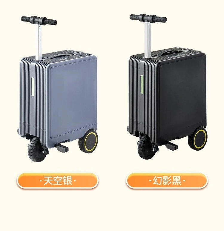 Smart cycling electric suitcase TSA combination lock large capacity light weight long battery life